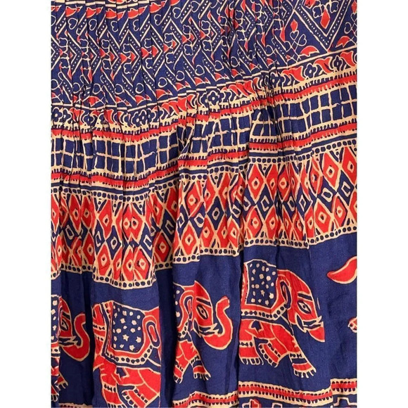 Vanessa Virginia Women's Pleated Quarter Sleeve Mahdia Peasant Blouse‎ Size 4 - Picture 7 of 9